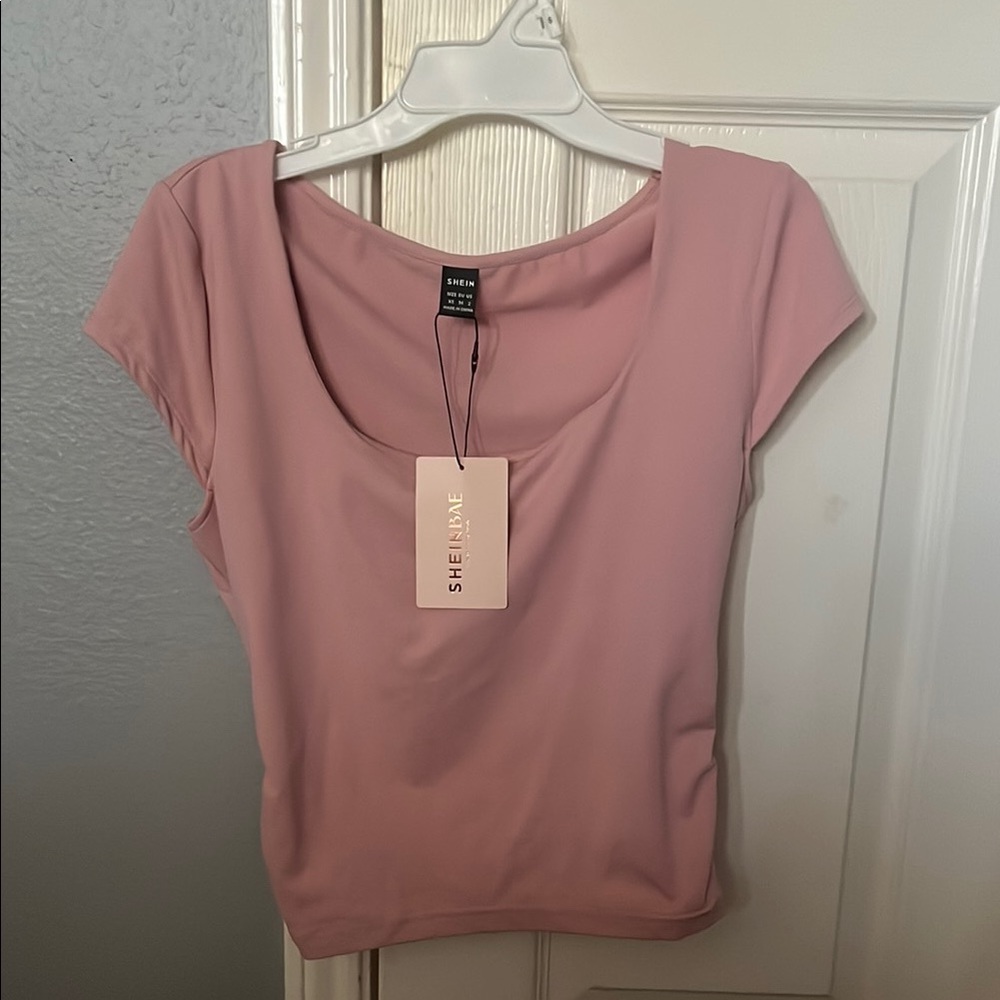 SHEIN Pink Women's Top
